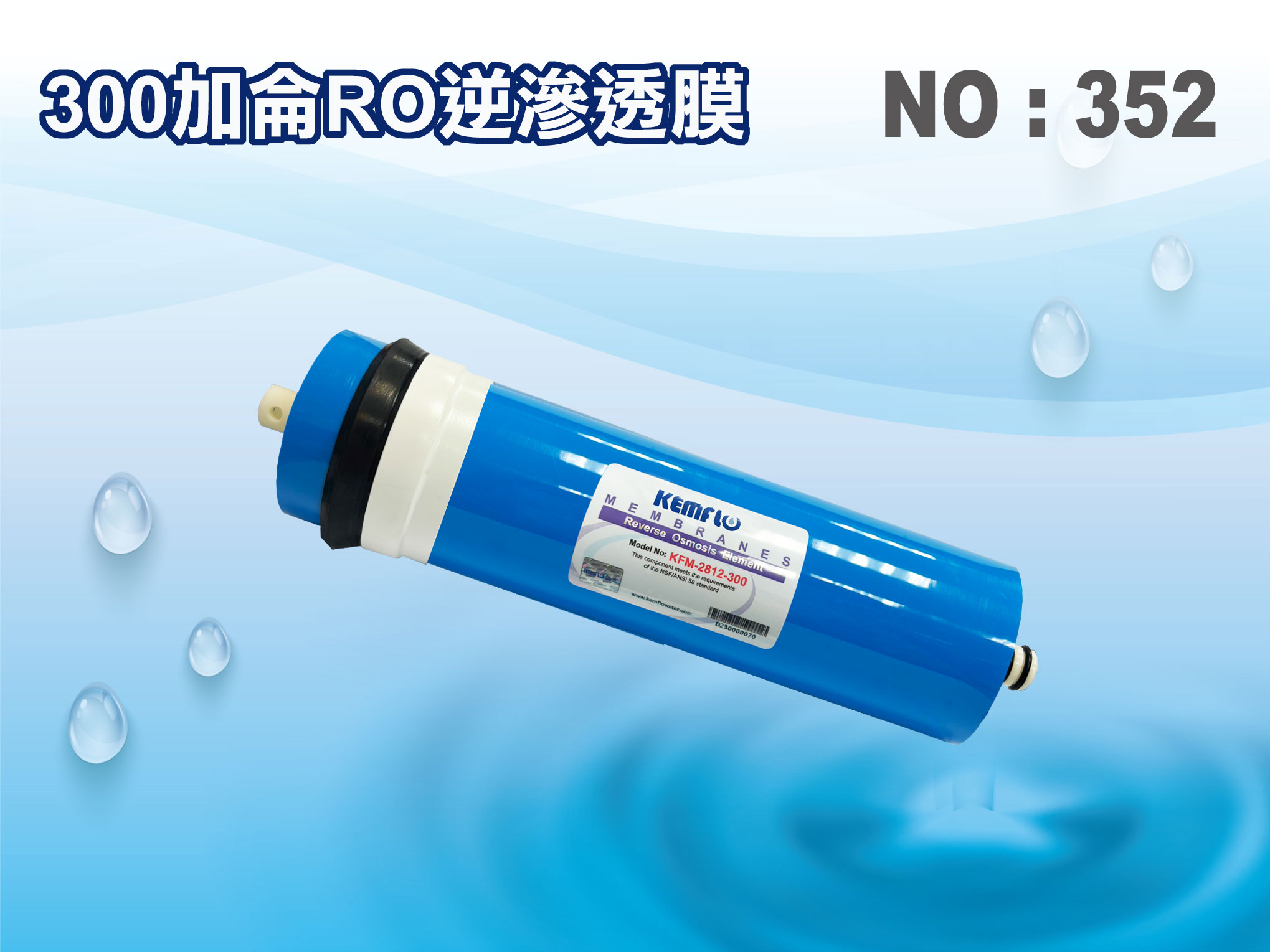 【龍門淨水】24H/300加侖RO膜.300G. 商業RO純水機 淨水器  飲水機(貨號352)