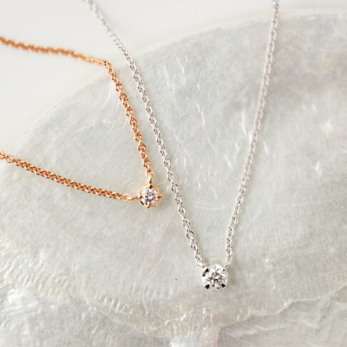 【HJ DIAMOND】簡單款鑽石套鍊 2