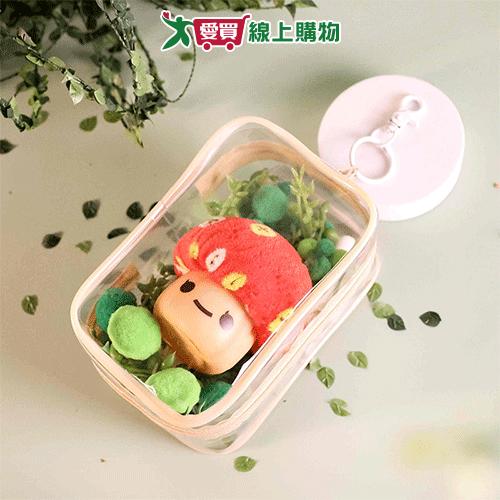 珠友 立體透明收納包(中) 娃包 小包 透明包【愛買】