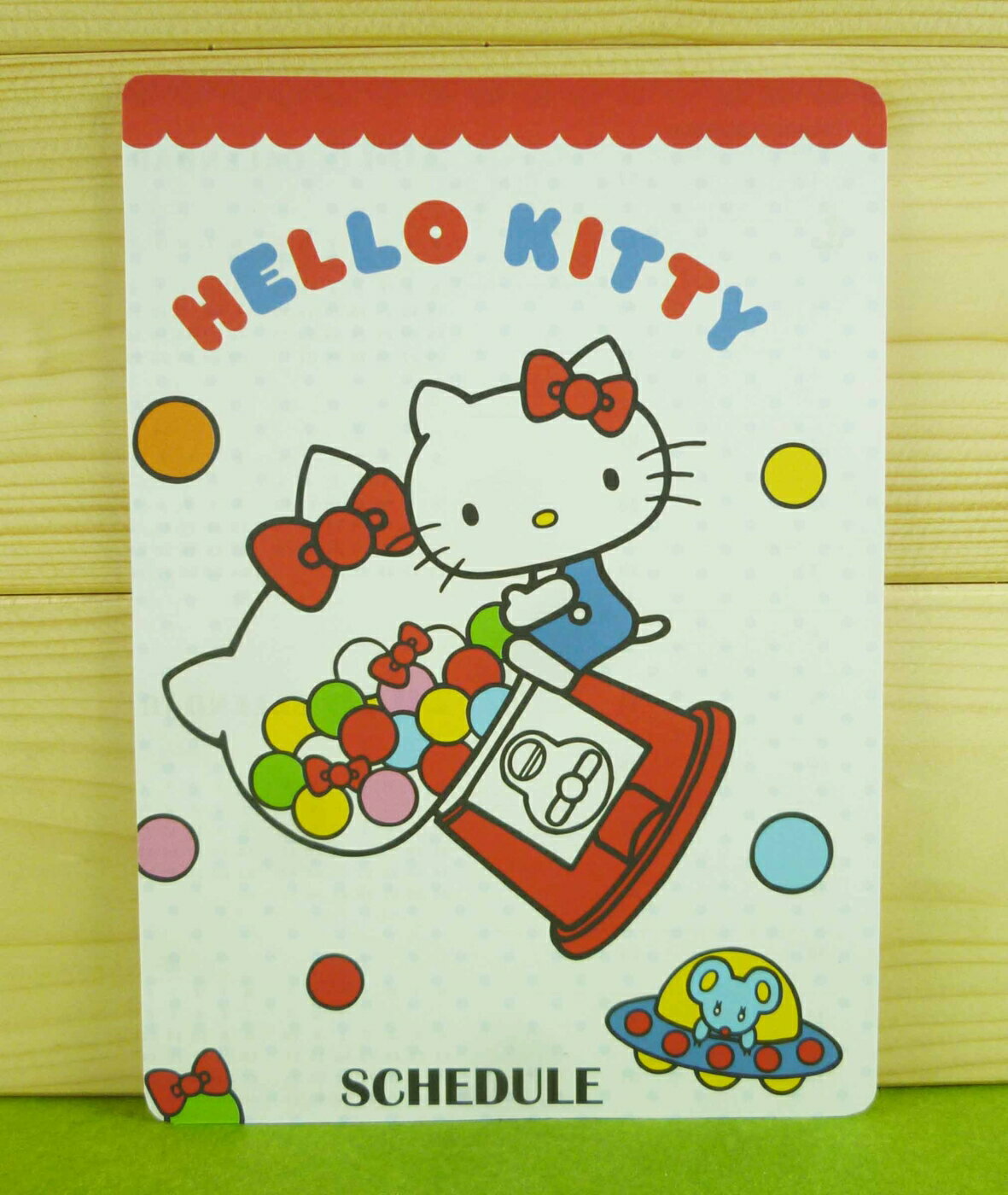【震撼精品百貨】Hello Kitty 凱蒂貓 卡片-扭蛋機(M) 震撼日式精品百貨