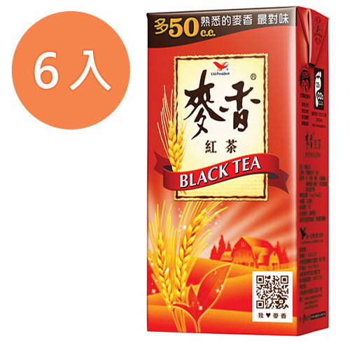 統一 麥香紅茶 300ml (6入)/組【康鄰超市】