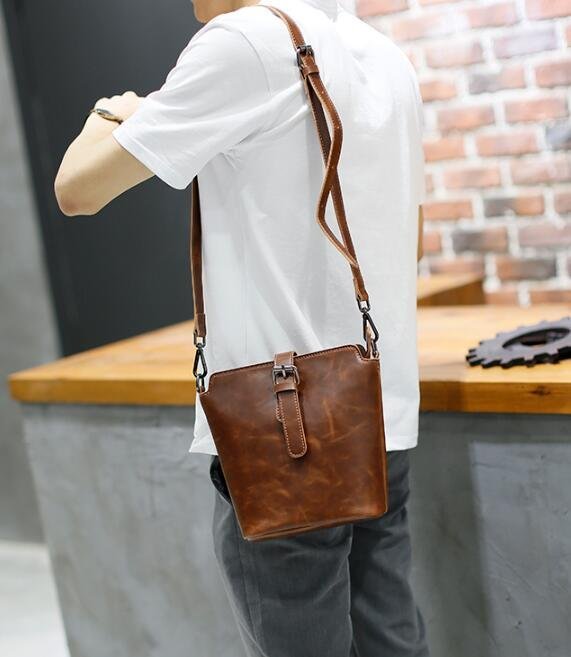 FINDSENSE Z1 韓國 時尚 潮 男 休閒 方包 單肩包 手機包 斜挎包 斜背包 側背包
