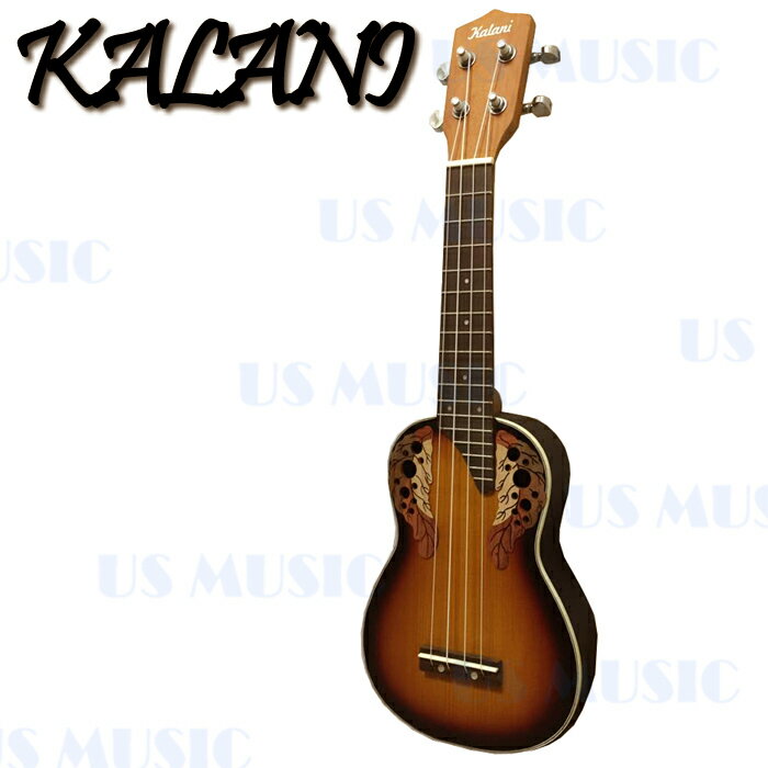 【非凡樂器】『Kalani 烏克麗麗(KU-RB-S) RBS』葡萄孔造型/嚴選雲杉面板/玻璃纖維背板/特色造型音孔