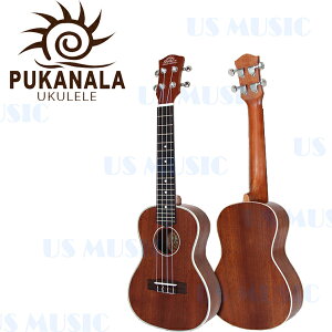 【非凡樂器】『Pukanala Ukulele PU-23C』23吋高品質沙比利木+專用琴袋+調音器