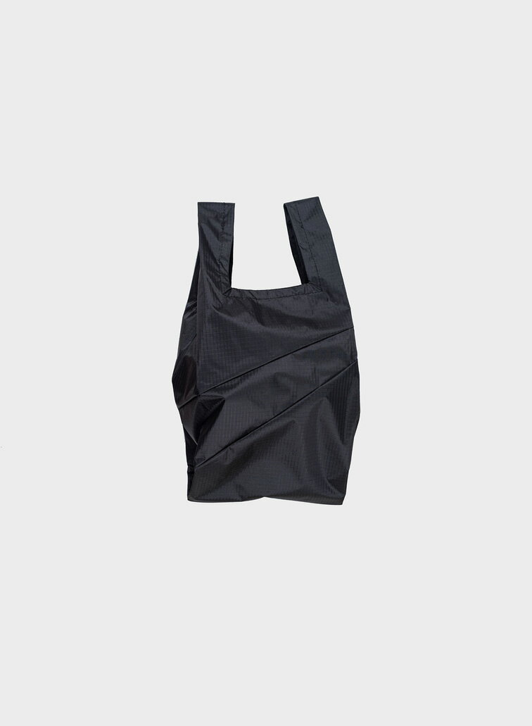 荷蘭 Susan Bijl 防潑水超輕量購物袋 #S (就是黑/就是黑)