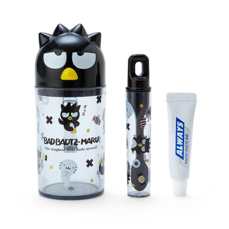 真愛日本 酷企鵝 XO 旅用 攜帶型 牙刷 牙膏 牙刷杯 盥洗 攜帶式牙刷 摺疊牙刷 JD31