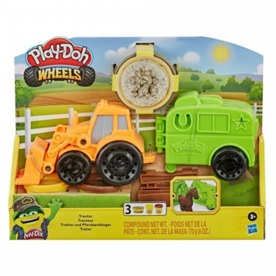 《Play-Doh 培樂多》 黏土 車輪系列 小馬拖拉機 東喬精品百貨