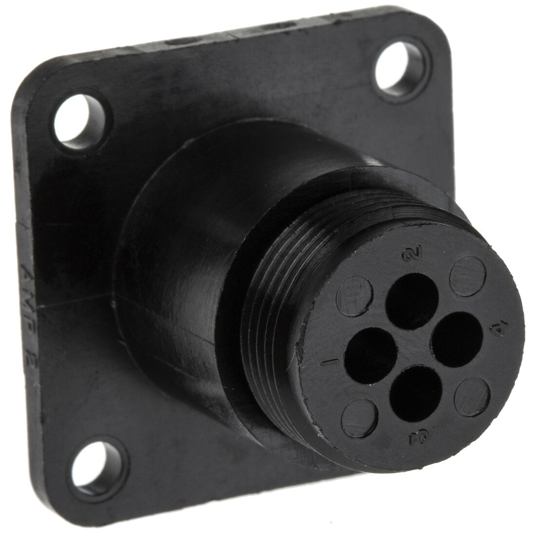 206061-1 4P 公頭 TE / Tyco AMP CPC-1系列11號標準環形圓形連接器 connector 接頭(含稅)【佑齊企業 iCmore】