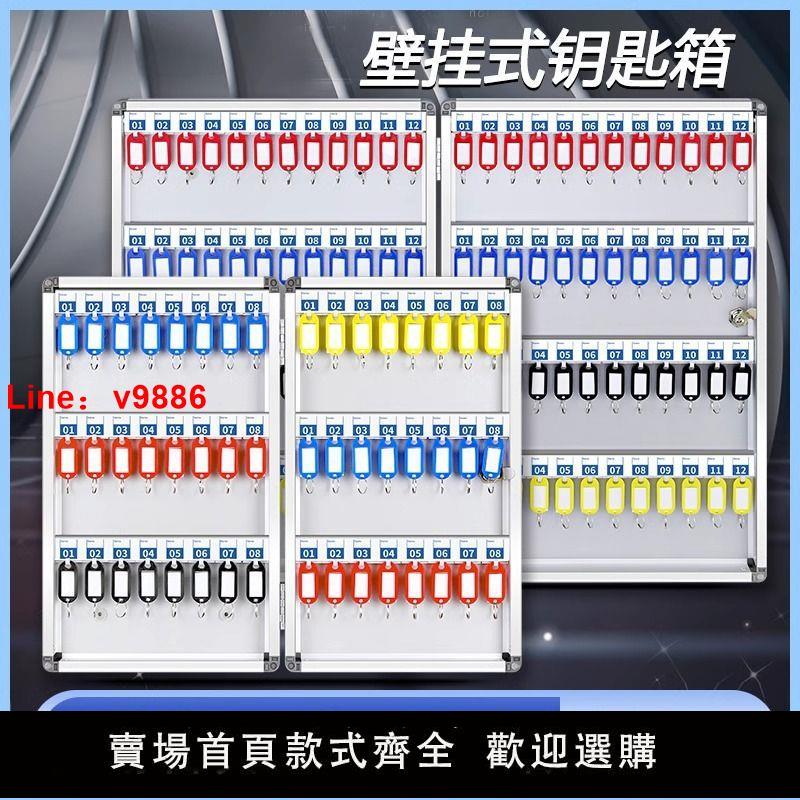 【臺灣公司保固】鑰匙管理壁掛式房產中介密碼汽車物業鎖匙收納盒箱子掛墻