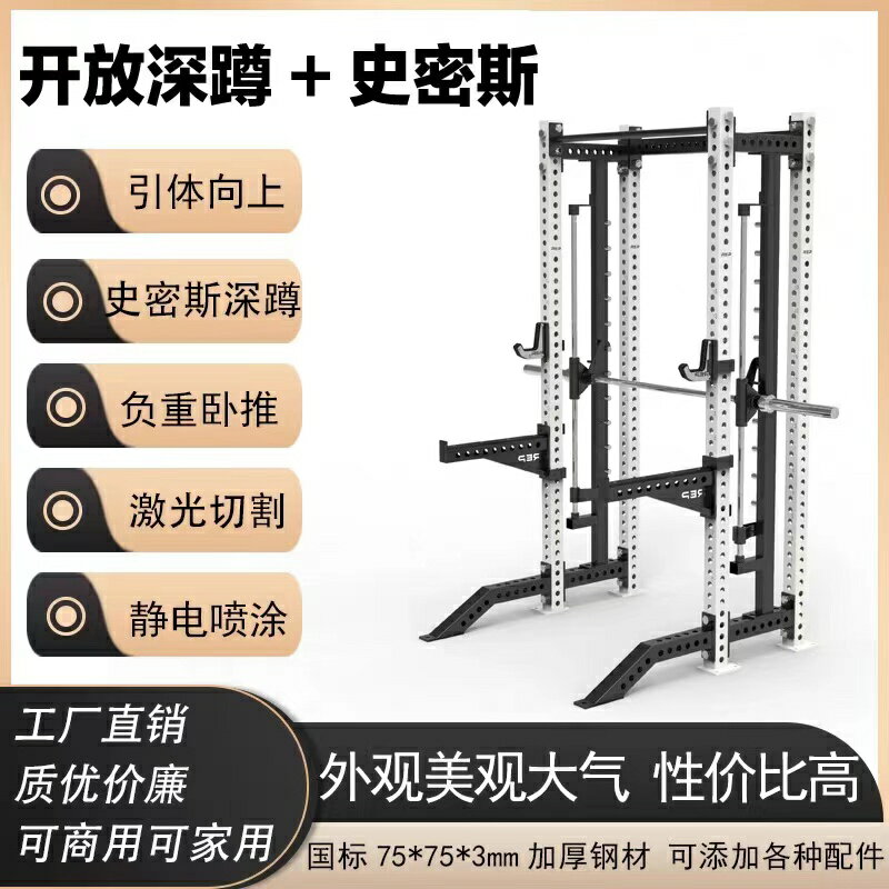 REP史密斯機龍門綜合訓練器多功能商用臥推深蹲框架家用力量舉重