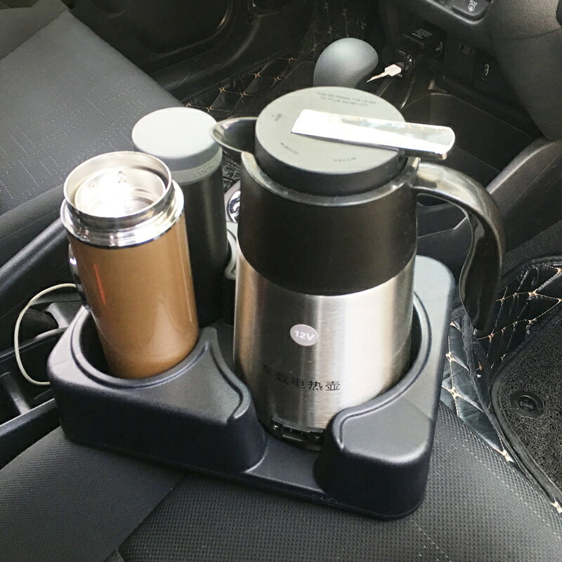 汽車水杯架/車載杯架/放水支架 車載水壺水杯架汽車車用暖壺暖瓶茶杯固定架杯座支架底座貨車杯託