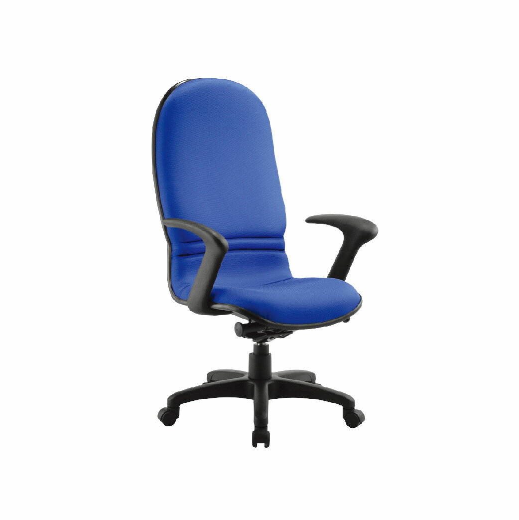 共契CT辦公椅 高背-中藍 CT01KG