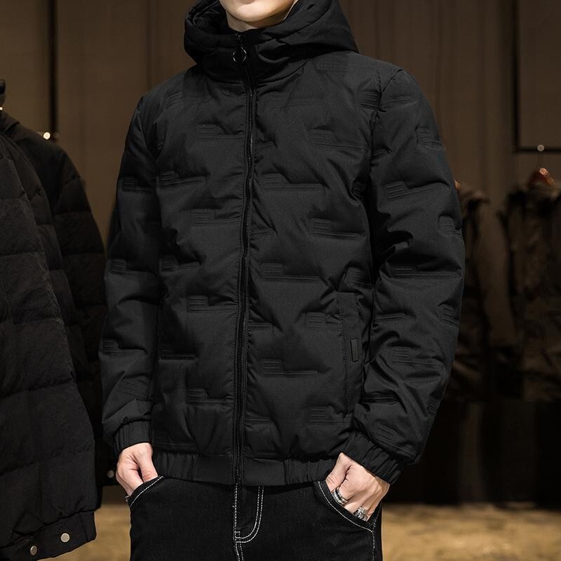 【秋季新品】M-5XL棉衣外套 男裝外套 外套青年男士羽絨棉服冬季新款短款潮牌輕薄款休閒冬裝保暖