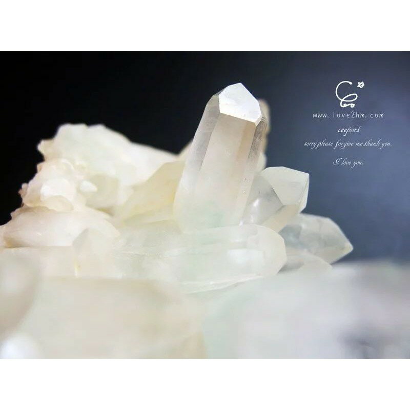 綠幽靈晶簇 3224/綠幽靈/水晶飾品/ [晶晶工坊-love2hm]