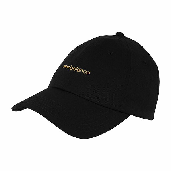 【NEW BALANCE】NB 休閒 刺繡 棒球帽 復古帽 黑色 帽子 -LAH21100BK