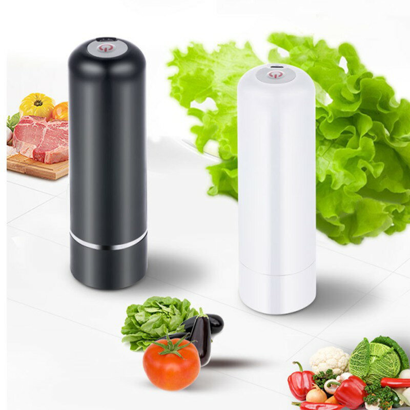 ISONA 手持式USB充電式無線電動抽氣筒 食品壓縮袋無線手持電動抽氣機 抽氣式真空保鮮盒專用 3