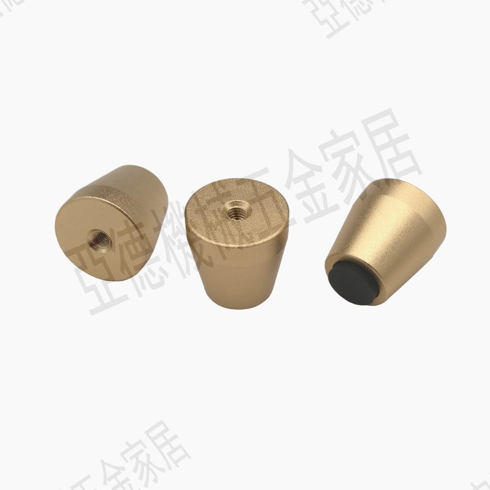 【299出貨】胡桃木展示架腳墊工藝品底座鋁腳墊實木茶盤腳墊防滑減震直徑15MM【亞德機械五金家居】 2