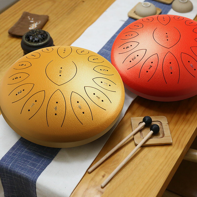 空靈鼓 初學者空靈鼓級12寸忘憂鼓梵音鼓鋼舌鼓兒童樂器【MJ192830】