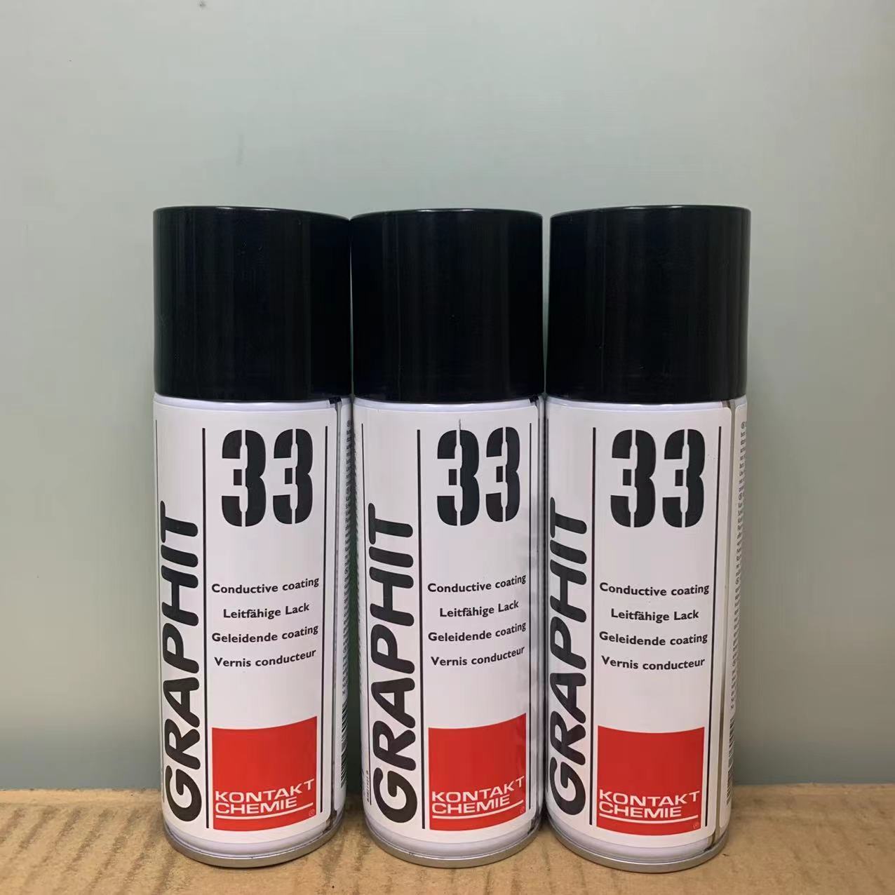 德國康泰GRAPHIT 33速干性導電潤滑修復劑半導電型耐高溫石墨噴劑【亞德機械五金家居】