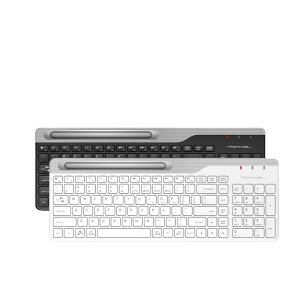 雙飛燕FBK25藍牙無線雙模單鍵盤四方格104鍵辦公耐用筆記本鍵盤