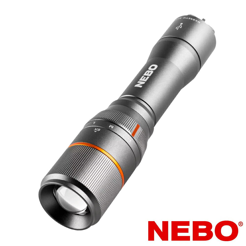 【NEBO】達文西 切換型手電筒-USB充電 1000流明 IP67 NEB-FLT-0018-G