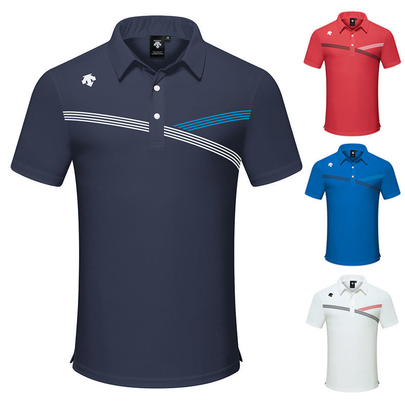 『促銷』高爾夫球服男短袖T恤夏季新運動POLO衫吸汗速乾透氣上衣GOLF衣服