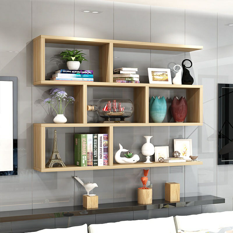 【免運特惠】層板架牆上置物架簡約現代牆架壁掛吊櫃掛櫃收納架臥室創意牆書櫃壁櫃酒架