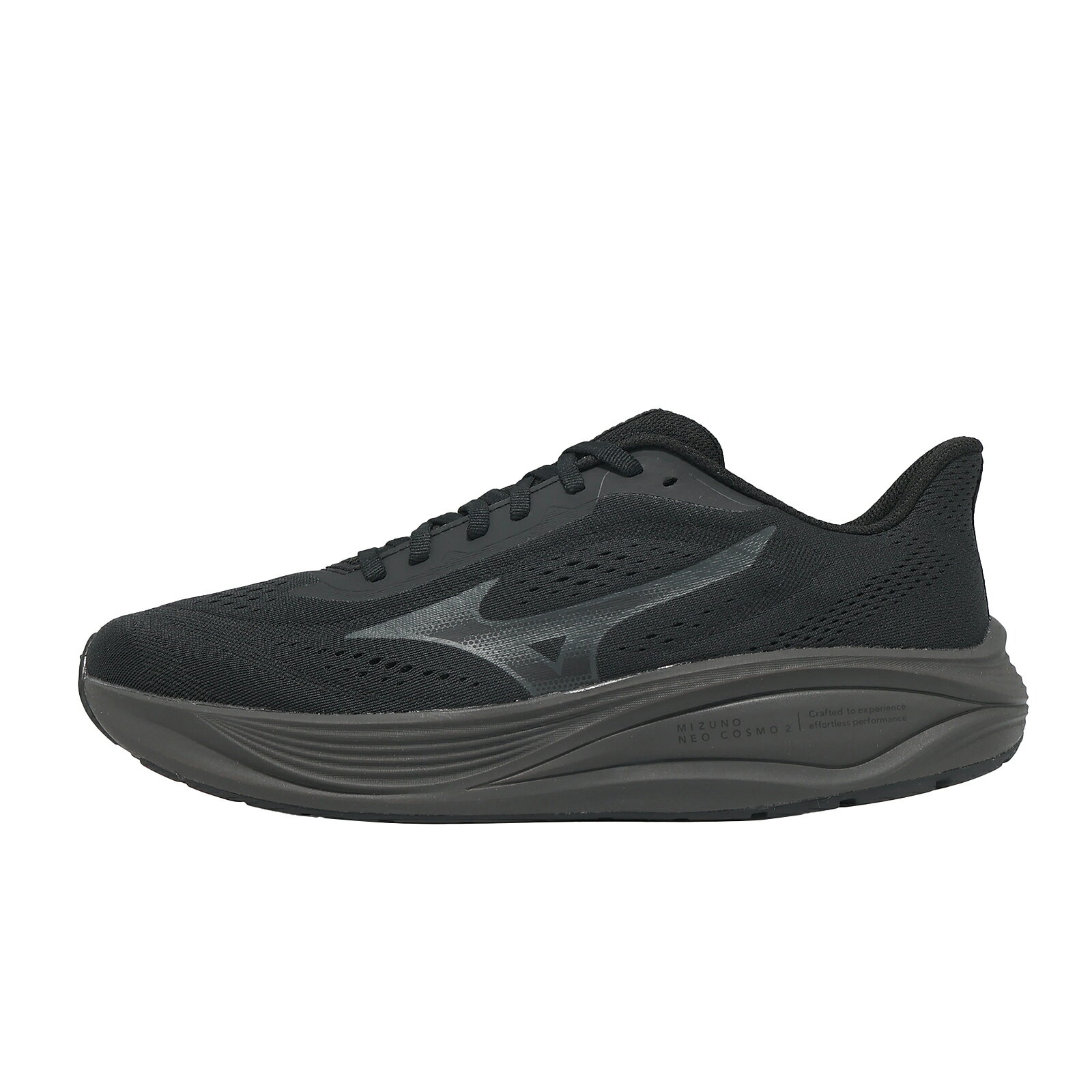 Mizuno 美津濃 慢跑鞋 Neo Cosmo 2 男鞋 黑 輕量 回彈 運動鞋 J1GU2612-81