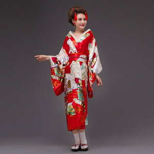 日本和服女禮服裙傳統正裝COS寫真動漫表演裝