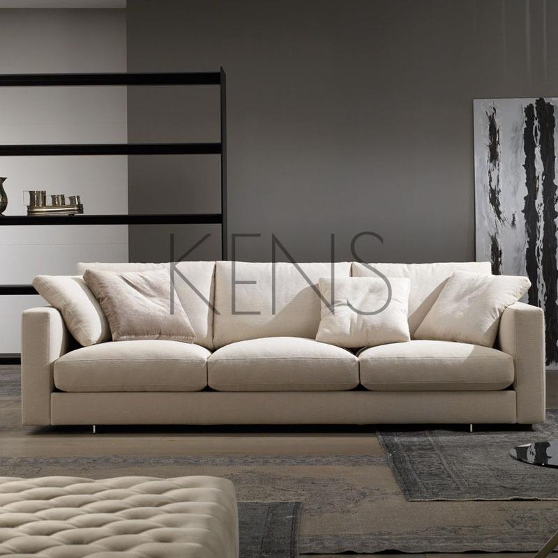 【KENS】沙發 沙發椅 北歐簡約小戶型布藝沙發可拆洗客廳乳膠沙發三人位組合科技布網紅