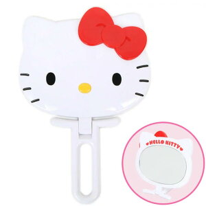 【震撼精品百貨】Hello Kitty 凱蒂貓~日本SANRIO三麗鷗 Kitty 造型手握鏡*74066
