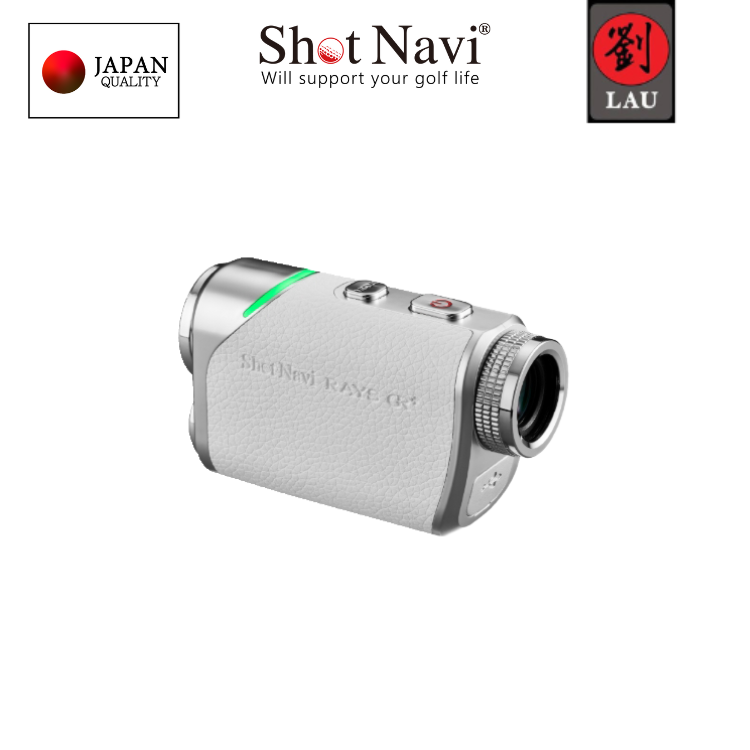 【日本品牌專業高爾夫雷射測距儀】Shot Navi RAYS GR+ 高爾夫雷射測距儀(白) 1
