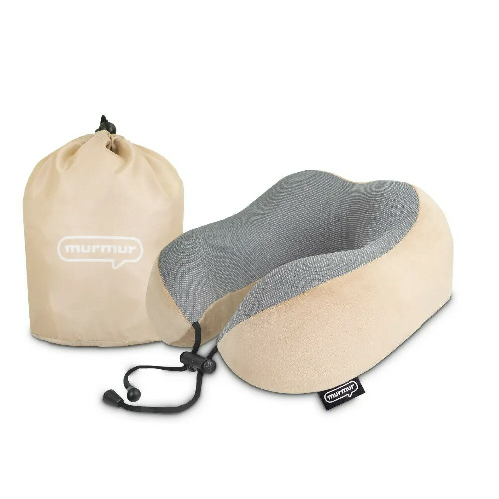 murmur 奶茶棕(絨毛) 旅行頸枕 U型枕 收納頸枕 記憶枕