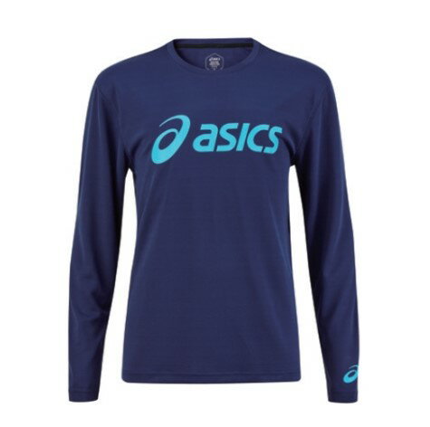 Asics 亞瑟士 長袖上衣 中性款 田徑 路跑 上衣 2033B129-400 深藍