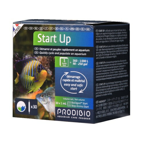 【西高地水族坊】法國 普洛迪​PR213 Start Up 活性開缸組(大型缸適用) 30支