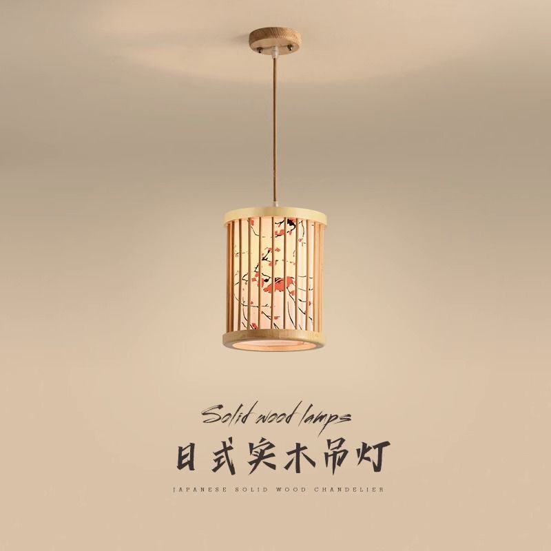 公司貨 超低價 日式小吊燈實木和室榻榻米臥室燈民宿茶樓客壽司料理店餐廳飯店燈 快速發貨
