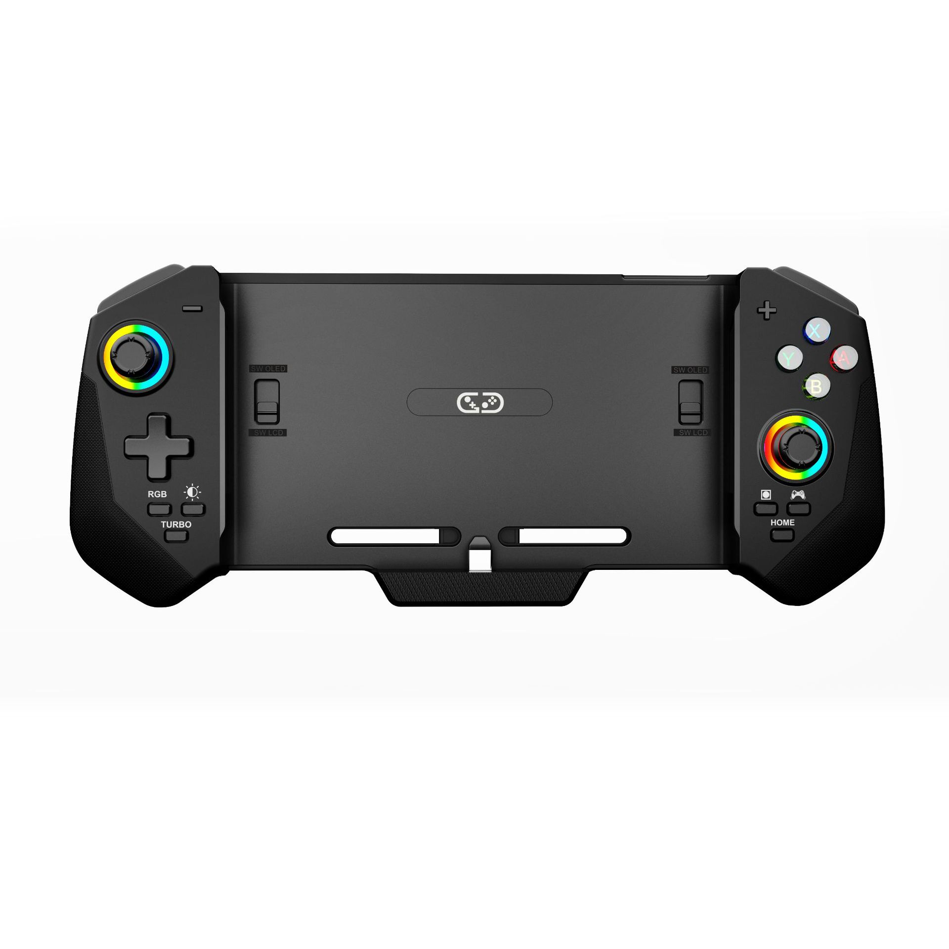 RGB發光Switch主機多功能有線遊戲手柄霍爾搖桿機械按鍵雙振動