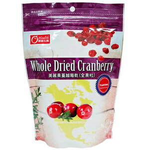 康健生機-美麗果蔓越莓乾200g/袋(全顆粒)(買一送一)