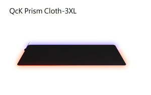 【最高折200+跨店點數22%回饋】SteelSeries 賽睿 QcK Prism Cloth M/XL 布面 RGB 遊戲滑鼠墊