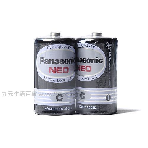 <br/><br/>  【九元生活百貨】Panasonic國際牌2號環保電池-2入 2號 電池<br/><br/>