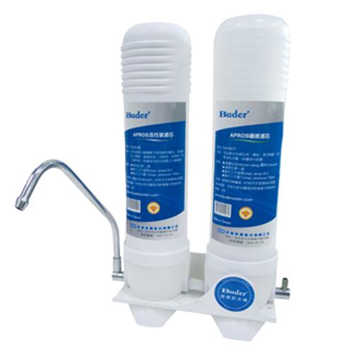 BUDER 廚上型二道式淨水器 FHE1201【愛買】