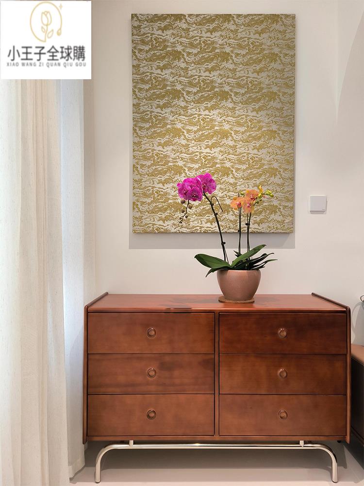 【公司貨免運速發】開發票 掛畫 軟裝 裝飾 客製復古中古風裝飾畫法式浪漫掛畫高級感抽象輕奢南洋風餐邊柜美式金工作室掛畫 公司掛畫 裝飾 日本藝術作品