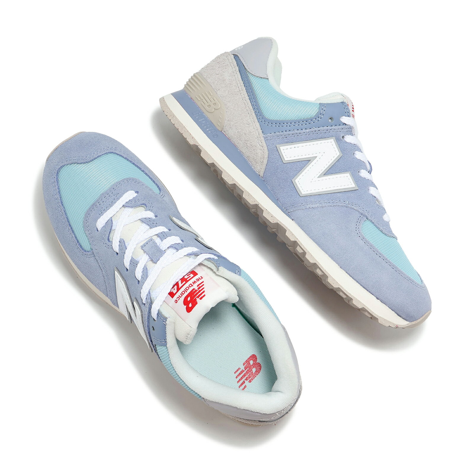 New Balance NB 休閒鞋 574 男鞋 女鞋 藍 灰 麂皮 經典 情侶鞋 NB U574BLG-D 6