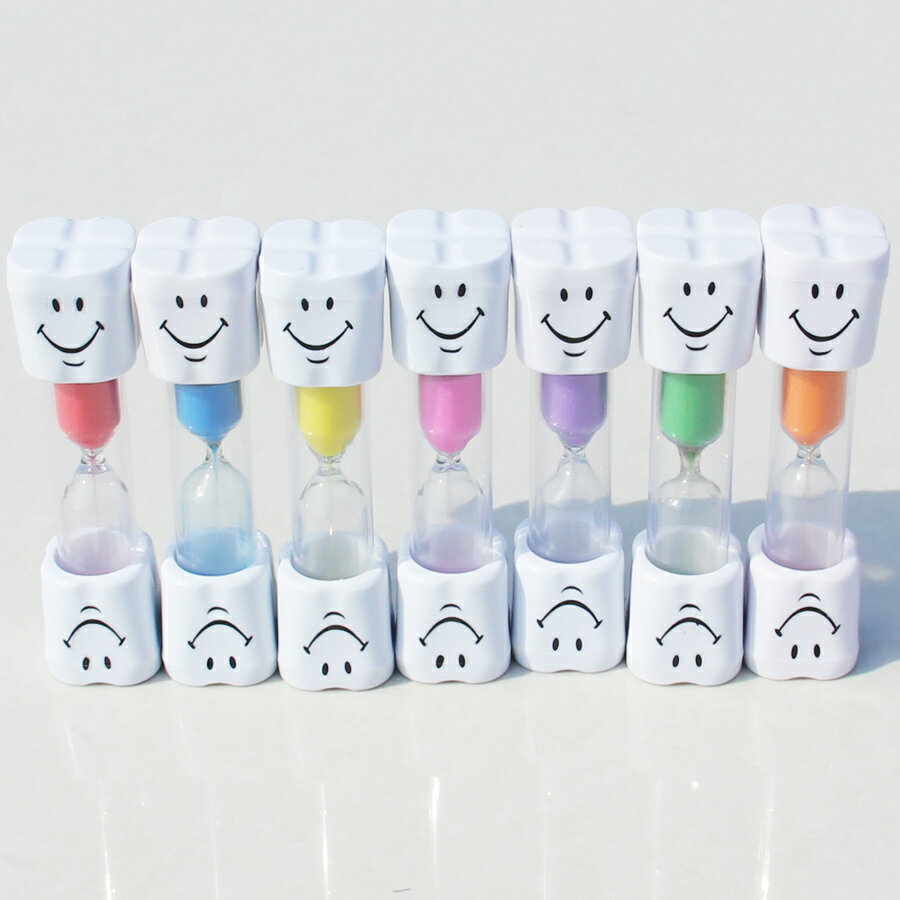 創意塑膠時間擺件1 2 3 5 10分鐘兒童刷牙計時器買一送一