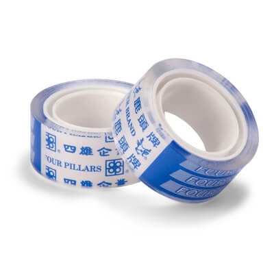 四維 鹿頭牌 OPP迷你透明膠帶 18mm X 10M 8捲入【領券滿額再折千8/31止】