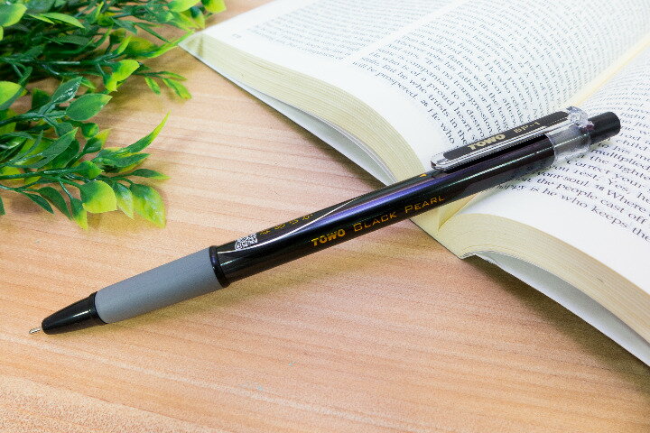 【文具通】TOWO 東文 BP-1 黑珍珠 中油筆 自動 原子筆 0.7 黑 A1011462
