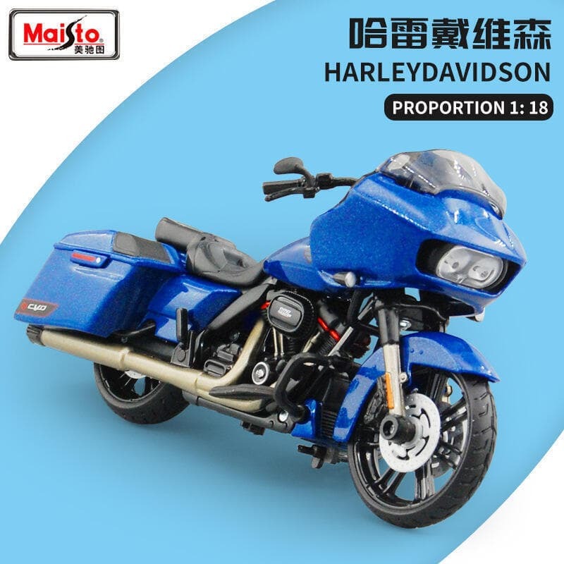 48H出貨美馳圖機車車模 118哈雷戴維森摩托車模型 模擬合金機車模型批發