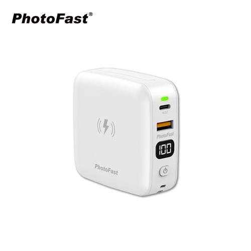 PhotoFast MUTICharge Ultra迷你萬用充行動電源 10000mAh 白