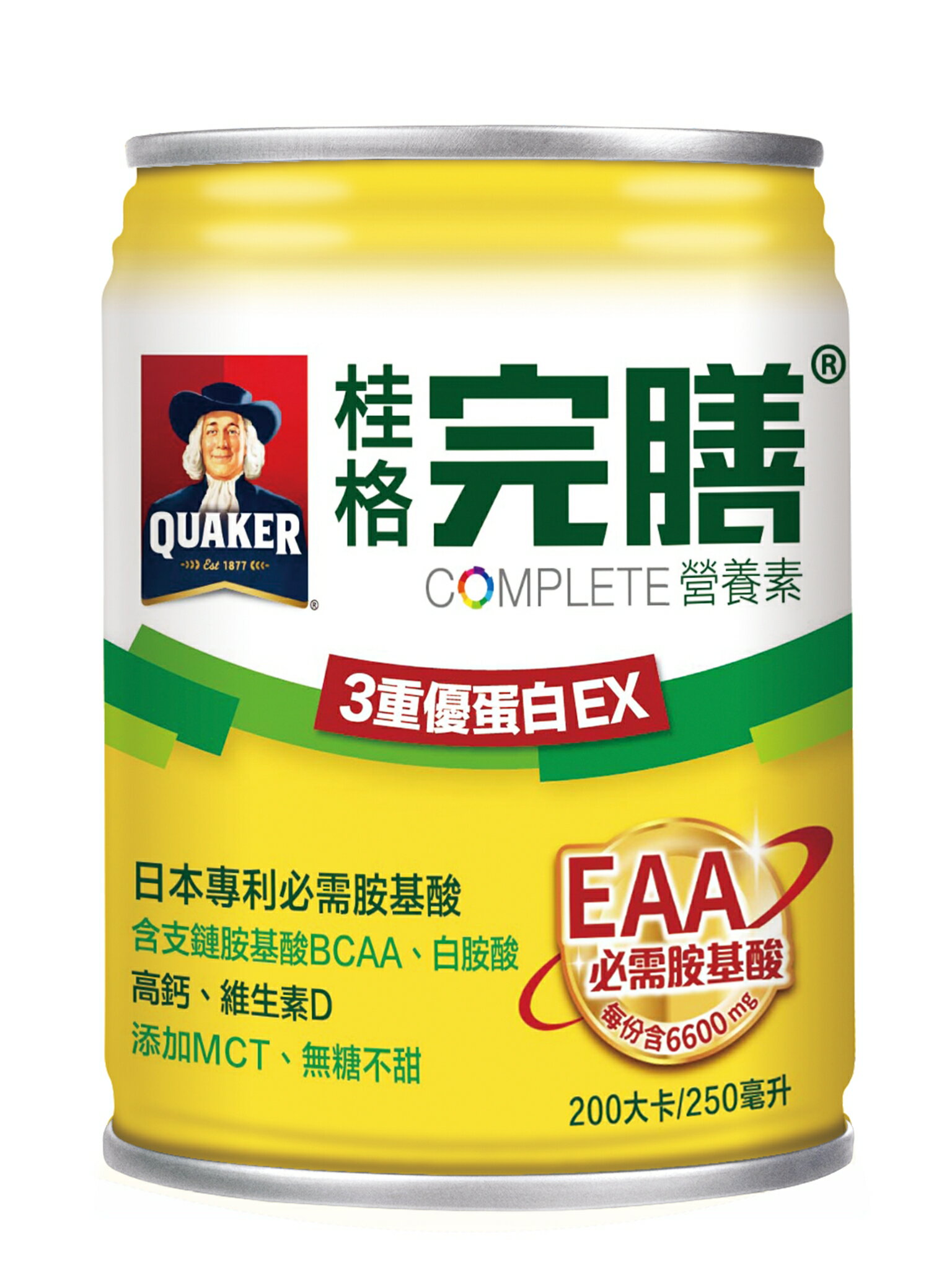桂格完膳營養素-3重優蛋白EX 250ml*24罐/箱 *健人館*
