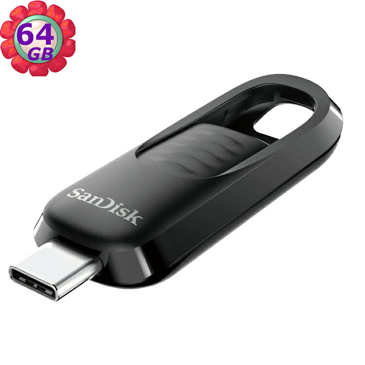 SanDisk 64G 64GB Ultra Slider Type-C SDCZ480-064G 300MB/s USB 3.2 CZ480 隨身碟